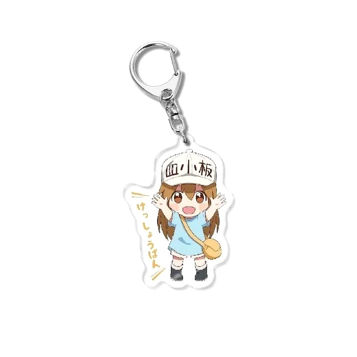 Móc Khóa Nhựa Acrylic Hình Hataraku Saibou Anime Cells At Work - Hatarakulàm Quà Tặng Bạn Bè, Chất Liệu Mica Trong Suốt In 2 Mặt, Kích Thước 5cm , Trang Trí Treo Cặp, Balo 4 Móc Khóa Nhựa Acrylic Hình Hataraku Saibou Anime Cells At Work - Hatarakulàm Quà Tặng Bạn Bè, Chất Liệu Mica Trong Suốt In 2 Mặt, Kích Thước 5cm , Trang Trí Treo Cặp, Balo 3