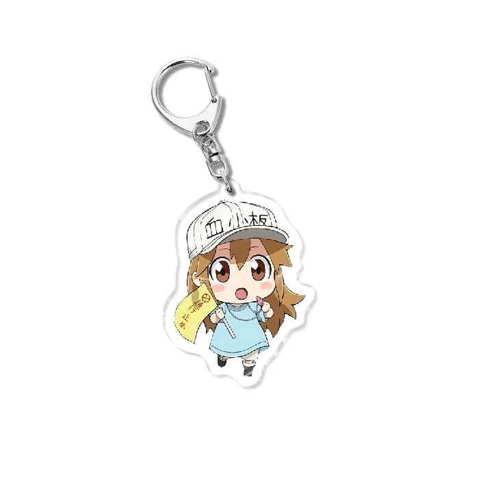 Móc Khóa Nhựa Acrylic Hình Hataraku Saibou Anime Cells At Work - Hatarakulàm Quà Tặng Bạn Bè, Chất Liệu Mica Trong Suốt In 2 Mặt, Kích Thước 5cm , Trang Trí Treo Cặp, Balo 5 Móc Khóa Nhựa Acrylic Hình Hataraku Saibou Anime Cells At Work - Hatarakulàm Quà Tặng Bạn Bè, Chất Liệu Mica Trong Suốt In 2 Mặt, Kích Thước 5cm , Trang Trí Treo Cặp, Balo 4