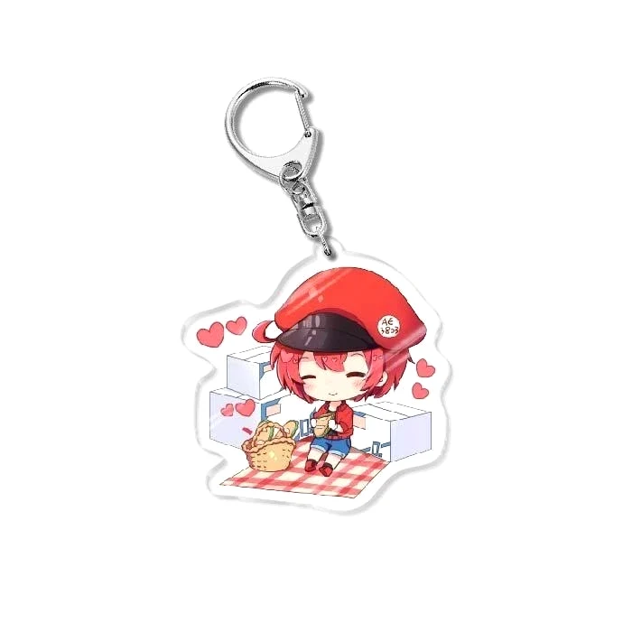Móc Khóa Nhựa Acrylic Hình Hataraku Saibou Anime Cells At Work - Hatarakulàm Quà Tặng Bạn Bè, Chất Liệu Mica Trong Suốt In 2 Mặt, Kích Thước 5cm , Trang Trí Treo Cặp, Balo 6 Móc Khóa Nhựa Acrylic Hình Hataraku Saibou Anime Cells At Work - Hatarakulàm Quà Tặng Bạn Bè, Chất Liệu Mica Trong Suốt In 2 Mặt, Kích Thước 5cm , Trang Trí Treo Cặp, Balo 5