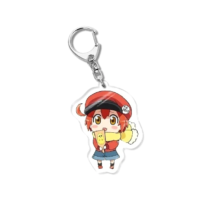 Móc Khóa Nhựa Acrylic Hình Hataraku Saibou Anime Cells At Work - Hatarakulàm Quà Tặng Bạn Bè, Chất Liệu Mica Trong Suốt In 2 Mặt, Kích Thước 5cm , Trang Trí Treo Cặp, Balo 7 Móc Khóa Nhựa Acrylic Hình Hataraku Saibou Anime Cells At Work - Hatarakulàm Quà Tặng Bạn Bè, Chất Liệu Mica Trong Suốt In 2 Mặt, Kích Thước 5cm , Trang Trí Treo Cặp, Balo 6