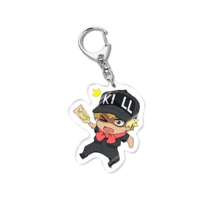 Móc Khóa Nhựa Acrylic Hình Hataraku Saibou Anime Cells At Work - Hatarakulàm Quà Tặng Bạn Bè, Chất Liệu Mica Trong Suốt In 2 Mặt, Kích Thước 5cm , Trang Trí Treo Cặp, Balo 8 Móc Khóa Nhựa Acrylic Hình Hataraku Saibou Anime Cells At Work - Hatarakulàm Quà Tặng Bạn Bè, Chất Liệu Mica Trong Suốt In 2 Mặt, Kích Thước 5cm , Trang Trí Treo Cặp, Balo 7