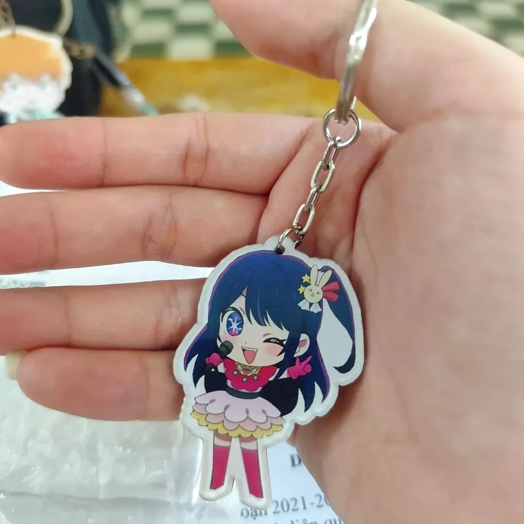 Móc Khóa Oshi No Ko Chibi, Keychain Anime Đứa Con Của Thần Tượng Nhân Vật Ai Hoshino, Aquamarine, Ruby, Kana, Akane 1 Móc Khóa Oshi No Ko Chibi, Keychain Anime Đứa Con Của Thần Tượng Nhân Vật Ai Hoshino, Aquamarine, Ruby, Kana, Akane