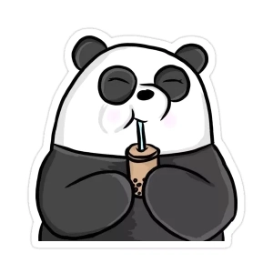 Móc Khoá Panda Lãng Mạn Cute Tặng Người Thân, Bạn Bè, Làm Theo Yêu Cầu, Chất Liệu Mica Trong Suốt In 2 Mặt, Kích Thước 5cm , Trang Trí Treo Cặp, Balo 1