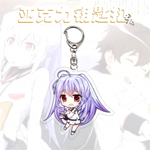Móc Khoá Plastic Memories Anime Key Chain Women Isla Error Mizugaki Tsukasac Trong Suốt, Mica Trong Suốt In 2 Mặt, Kích Thước 5cm , Trang Trí Treo Cặp, Balo