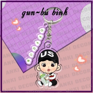 Móc Khoá Standee Offgun Keychain, Móc Khoá Lightstick , Móc Khoá Lưu Niệm Quà Tặng, Móc Khoá Sưu Tầm