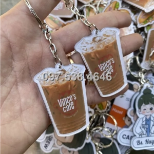 Móc Khóa tại Hà Giang Logo Treo Theo Yêu Cầu Hà Giang, Giá Xưởng, Cắt Laser, Mica Trong Suốt Dày 4mm , kích thước 4.5x5.5 cm , Giá Tận Gốc, Free Ship Từ 30 Cái