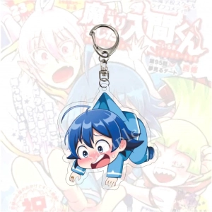 Móc Khóa Thiếu Nữ HQ3 Mairimashita! Iruma-kun Móc Chìa Khóa Bằng Acrylic In Họa Tiết Hoạt Hình Iruma Clara Valac Dễ Thương Mica Trong Suốt In 2 Mặt, Kích Thước 5cm , Trang Trí Treo Cặp, Balo