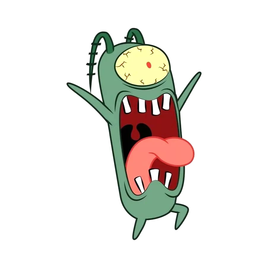 Móc Khoá " Tiểu Trùm Plankton " Tặng Người Thân, Bạn Bè, Làm Theo Yêu Cầu, Chất Liệu Mica Trong Suốt In 2 Mặt, Kích Thước 5cm , Trang Trí Treo Cặp, Balo 3