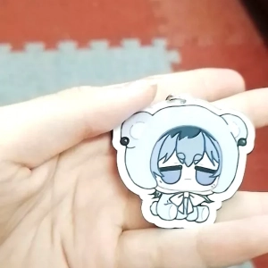 Móc Khóa Tokyo Revengers Chibi Gấu Bông Dễ Thương Nhân Vật Mikey Izana Ran Rindou , In Theo Yêu Cầu Mica Trong Suốt In 2 Mặt , Trang Trí Treo Cặp, Balo 1