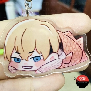 Móc Khóa TOKYO REVENGERS Ver BÁNH CÁ Kịch Trường Của Takemichi Anime Chibi Xinh Xắn 1