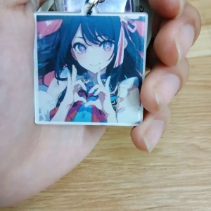 Móc Khoá Trending Anime Oshi No Ko Keychain For Accessories Bag Kawaii Ai Hoshino Kana Phụ Kiện Trang Trí Chibi Cute 1