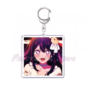 Móc Khoá Trending Anime Oshi No Ko Keychain For Accessories Bag Kawaii Ai Hoshino Kana Phụ Kiện Trang Trí Chibi Cute