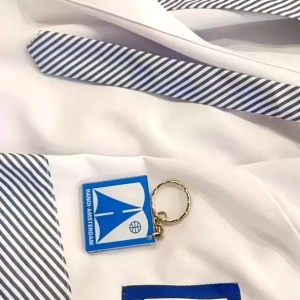 MÓC KHÓA TRƯỜNG THPT, THPT CHUYÊN, MÓC KHÓA MICA IN THEO YÊU CẦU 2 MẶT BÓNG XINH XẮN, QUÀ TẶNG Ý NGHĨA 1