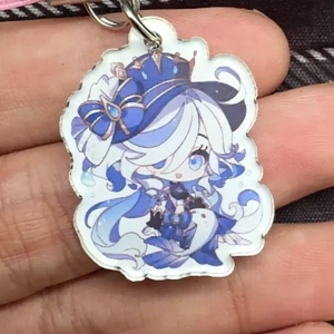 Móc Khoá Và Dây Treo Điện Thoại Lyney Furina Lynette Anime Genshin Impact Cute Phụ Kiện Trang Trí