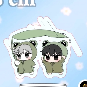 Móc Khóa Và Standee 8cm Checkmate BL Ver Ếch Con In Hình Anime Chibi 1