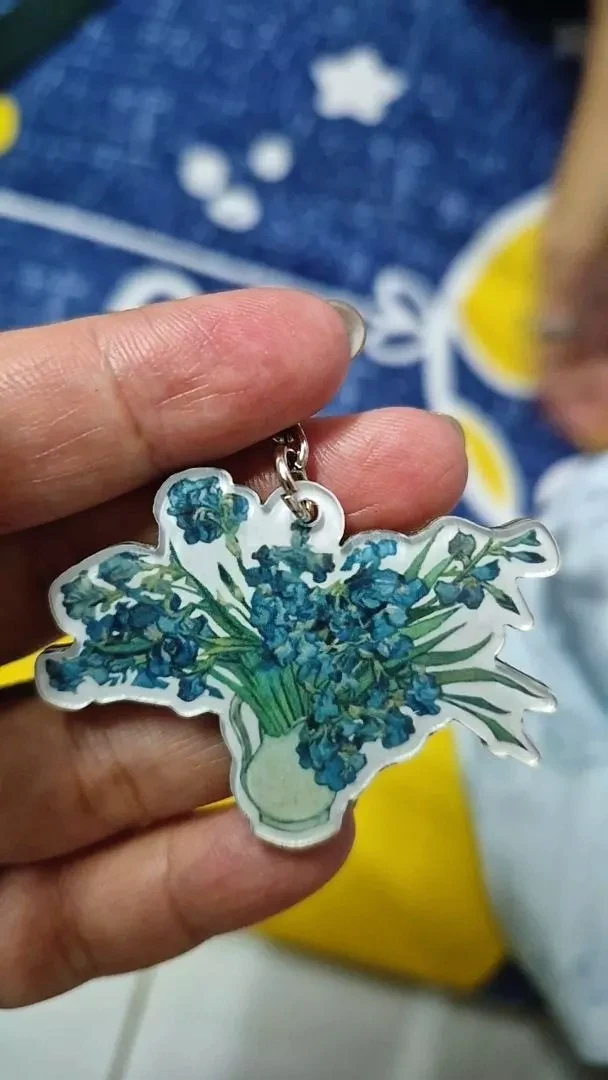 Móc Khóa Vincent Van Gogh Oil Painting Tranh Sơn Dầu Đêm Đầy Sao Hoa Hướng Dương, Trang Trí Treo Cặp, Balo In Theo Yêu Cầu 1 Móc Khóa Vincent Van Gogh Oil Painting Tranh Sơn Dầu Đêm Đầy Sao Hoa Hướng Dương, Trang Trí Treo Cặp, Balo In Theo Yêu Cầu
