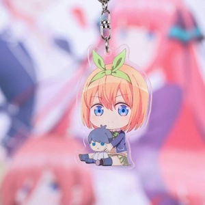 Móc Khóa Yotsuba Ichika Nakano Nino The Quintessential, Theo Yêu Cầu Mica Trong Suốt In 2 Mặt , Trang Trí Treo Cặp, Balo 1