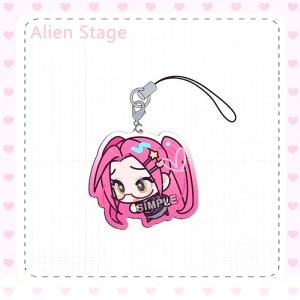 Móc Treo Dây Treo Điện Thoại Alien Stage Ivan Till , Phụ Kiện Điện Thoại, In Theo Yêu Cầu Chất Liệu Mica Trong Suốt In 2 Mặt, Kích Thước 5cm 1