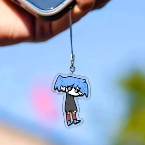 Móc Treo Dây Treo Điện Thoại G Sally Face Sal Larry Mica Acrylic Xinh Xắn Dễ Thương, Phụ Kiện Điện Thoại, In Theo Yêu Cầu Chất Liệu Mica Trong Suốt In 2 Mặt, Kích Thước 5cm