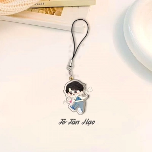 Móc Treo Dây Treo Điện Thoại Gia Tộc Tf Tf3 Dễ Thương, In Theo Yêu Cầu Chất Liệu Mica Trong Suốt In 2 Mặt, Kích Thước 5cm
