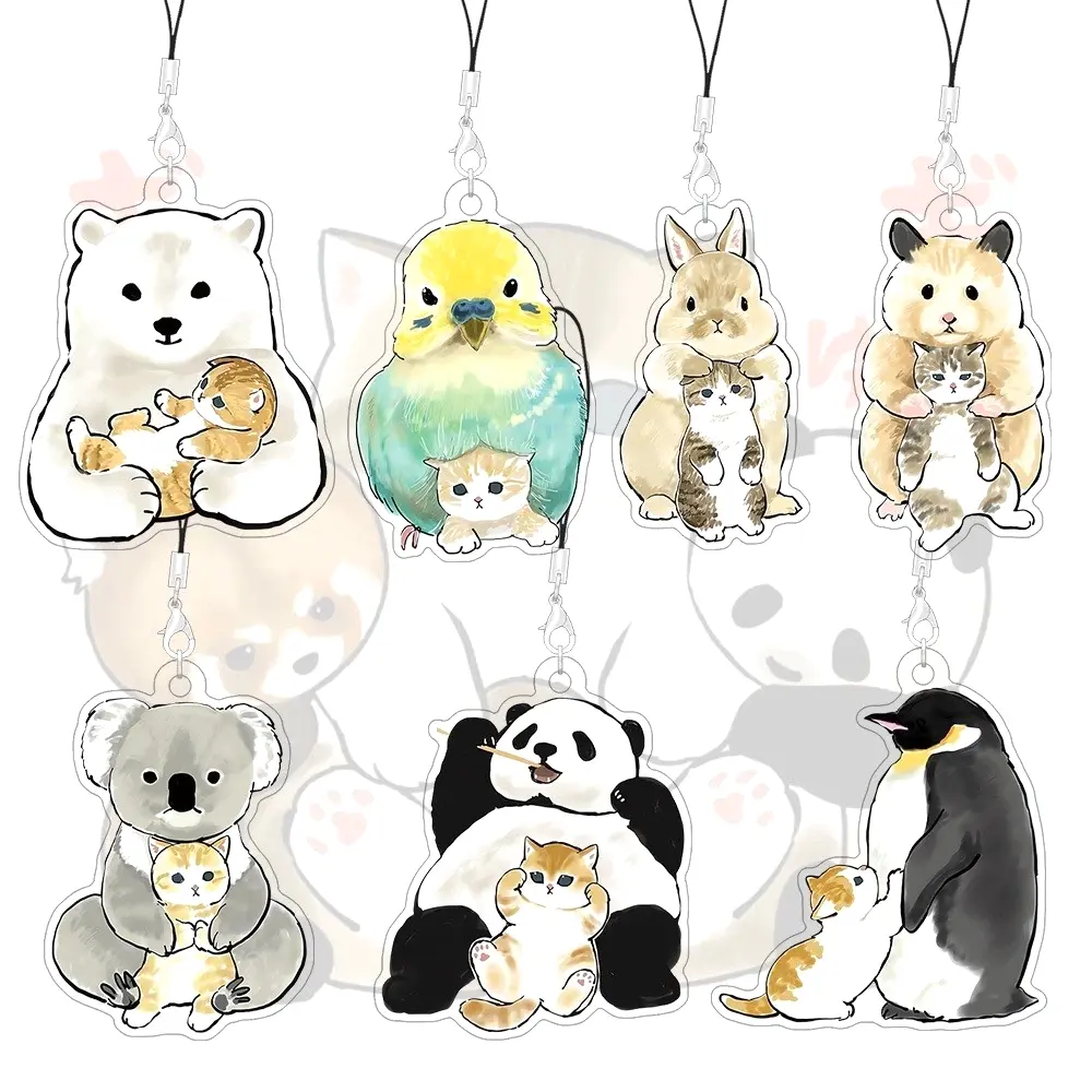 Móc Treo Dây Treo Điện Thoại Mifusand Mèo Gấu Trúc Koala Dây Acrylic Mặt Dây Chuyền Hoạt Hình Túi Quyến Rũ, In Theo Yêu Cầu Chất Liệu Mica Trong Suốt In 2 Mặt, Kích Thước 5cm 8 Móc Treo Dây Treo Điện Thoại Mifusand Mèo Gấu Trúc Koala Dây Acrylic Mặt Dây Chuyền Hoạt Hình Túi Quyến Rũ, In Theo Yêu Cầu Chất Liệu Mica Trong Suốt In 2 Mặt, Kích Thước 5cm 7