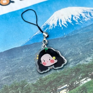 Móc Treo Dây Treo Điện Thoại Phone Charm Chibi Cute , Phụ Kiện Điện Thoại, In Theo Yêu Cầu Chất Liệu Mica Trong Suốt In 2 Mặt, Kích Thước 5cm 1