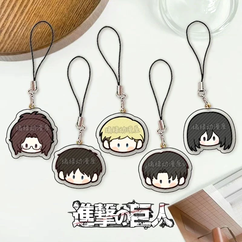 Móc Treo Dây Treo Điện Thoại Titan Điện Thoại Di Động Dây Eren Levi Erwin Acrylic Mặt Dây Chuyền Kawaii, Phụ Kiện Điện Thoại, In Theo Yêu Cầu Chất Liệu Mica Trong Suốt In 2 Mặt, Kích Thước 5cm 3 Móc Treo Dây Treo Điện Thoại Titan Điện Thoại Di Động Dây Eren Levi Erwin Acrylic Mặt Dây Chuyền Kawaii, Phụ Kiện Điện Thoại, In Theo Yêu Cầu Chất Liệu Mica Trong Suốt In 2 Mặt, Kích Thước 5cm 2