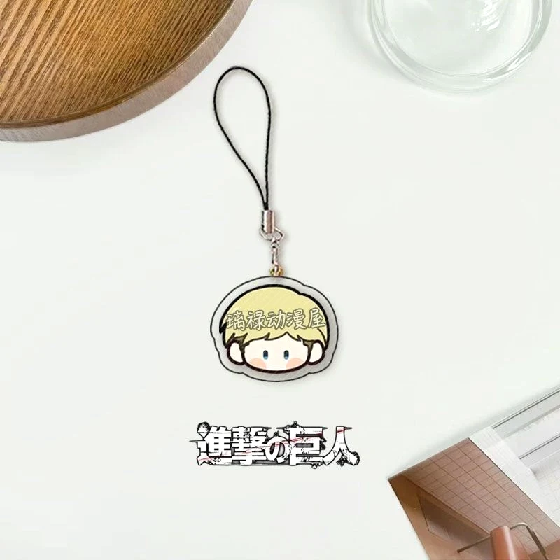 Móc Treo Dây Treo Điện Thoại Titan Điện Thoại Di Động Dây Eren Levi Erwin Acrylic Mặt Dây Chuyền Kawaii, Phụ Kiện Điện Thoại, In Theo Yêu Cầu Chất Liệu Mica Trong Suốt In 2 Mặt, Kích Thước 5cm 4 Móc Treo Dây Treo Điện Thoại Titan Điện Thoại Di Động Dây Eren Levi Erwin Acrylic Mặt Dây Chuyền Kawaii, Phụ Kiện Điện Thoại, In Theo Yêu Cầu Chất Liệu Mica Trong Suốt In 2 Mặt, Kích Thước 5cm 3