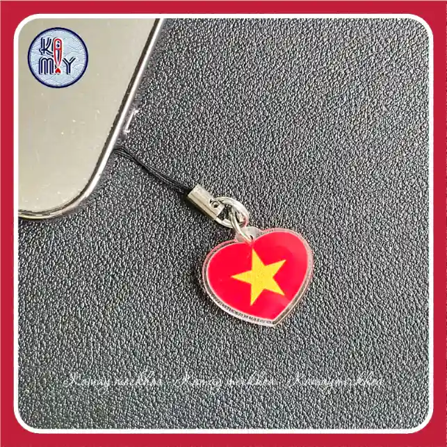 Móc Treo Dây Treo Điện Thoại Việt Nam, Yêu Nước Việt Nam , Phụ Kiện Điện Thoại, In Theo Yêu Cầu Chất Liệu Mica Trong Suốt In 2 Mặt, Kích Thước 5cm 7 Móc Treo Dây Treo Điện Thoại Việt Nam, Yêu Nước Việt Nam , Phụ Kiện Điện Thoại, In Theo Yêu Cầu Chất Liệu Mica Trong Suốt In 2 Mặt, Kích Thước 5cm 6