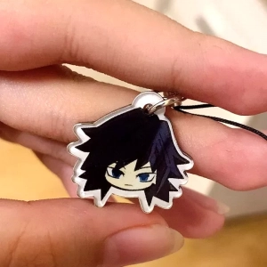 Móc Treo Điện Thoại, Dây Đeo Điện Thoại, Móc Khóa Acrylic Kimetsu No Yaiba Nezuko Anime Chibi Cute, Theo Yêu Cầu Mica Trong Suốt In 2 Mặt , Trang Trí Treo Cặp, Balo 1