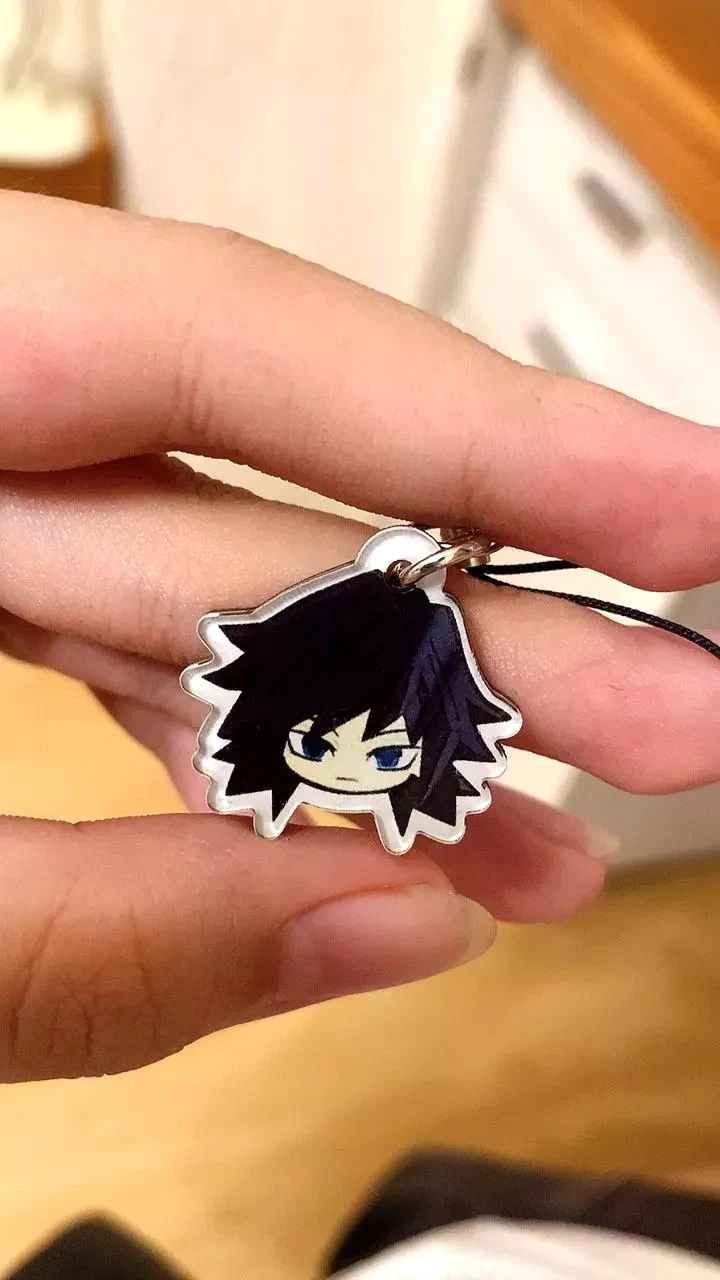 Móc Treo Điện Thoại, Dây Đeo Điện Thoại, Móc Khóa Acrylic Kimetsu No Yaiba Nezuko Anime Chibi Cute, Theo Yêu Cầu Mica Trong Suốt In 2 Mặt , Trang Trí Treo Cặp, Balo 1