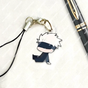 Móc Treo Điện Thoại, Dây Đeo Điện Thoại, Móc Khóa Jujutsu Kaisen Gojo Manga Anime Chibi Cute Trang Trí Điện Thoại 1
