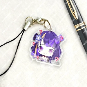 Móc Treo Điện Thoại, Dây Đeo Điện Thoại, Móc Khóa Acrylic Raiden Shogun Genshin Impact Game Anime Quà Tặng Trang Trí 1