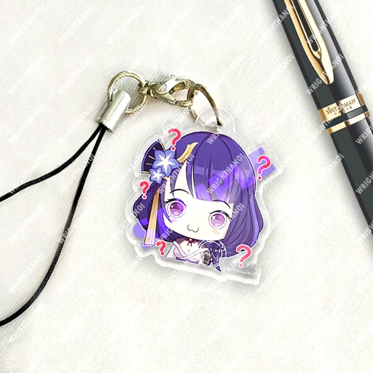 Móc Treo Điện Thoại, Dây Đeo Điện Thoại, Móc Khóa Acrylic Raiden Shogun Genshin Impact Game Anime Quà Tặng Trang Trí 2 Móc Treo Điện Thoại, Dây Đeo Điện Thoại, Móc Khóa Acrylic Raiden Shogun Genshin Impact Game Anime Quà Tặng Trang Trí 1