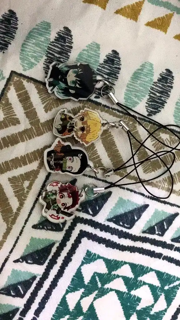 Móc Treo Điện Thoại, Dây Đeo Điện Thoại, Móc Khóa Acrylic Kimetsu No Yaiba Nezuko Anime Chibi Cute, Theo Yêu Cầu Mica Trong Suốt In 2 Mặt , Trang Trí Treo Cặp, Balo 2
