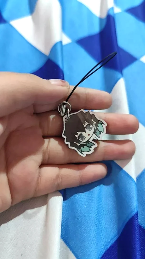 Móc Treo Điện Thoại, Dây Đeo Điện Thoại, Móc Khóa Acrylic Kimetsu No Yaiba Nezuko Anime Chibi Cute, Theo Yêu Cầu Mica Trong Suốt In 2 Mặt , Trang Trí Treo Cặp, Balo 3