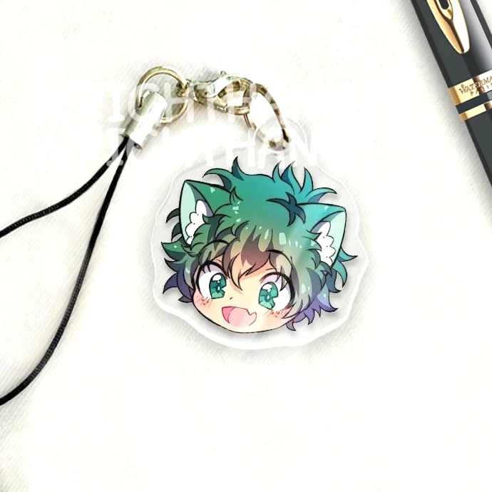 Móc Treo Điện Thoại, Dây Đeo Điện Thoại, Móc Khóa Acrylic My Hero Academia Manga Anime Chibi Cute Trang Trí Điện Thoại 4