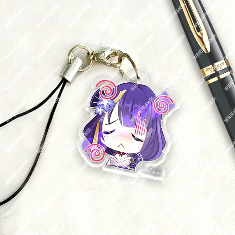 Móc Treo Điện Thoại, Dây Đeo Điện Thoại, Móc Khóa Acrylic Raiden Shogun Genshin Impact Game Anime Quà Tặng Trang Trí 5 Móc Treo Điện Thoại, Dây Đeo Điện Thoại, Móc Khóa Acrylic Raiden Shogun Genshin Impact Game Anime Quà Tặng Trang Trí 4