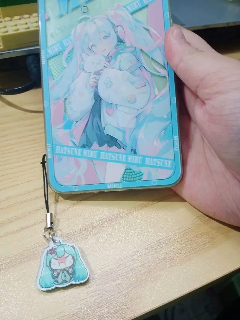 Móc Treo Điện Thoại, Dây Đeo Điện Thoại, Móc Khóa Acrylic Hatsune Miku & Luka Anime Chibi Cute Trang Trí Điện Thoại 6
