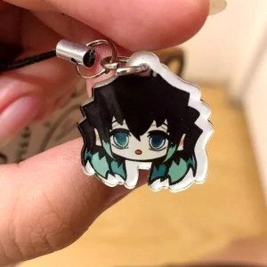 Móc Treo Điện Thoại, Dây Đeo Điện Thoại, Móc Khóa Acrylic Kimetsu No Yaiba Nezuko Anime Chibi Cute, Theo Yêu Cầu Mica Trong Suốt In 2 Mặt , Trang Trí Treo Cặp, Balo