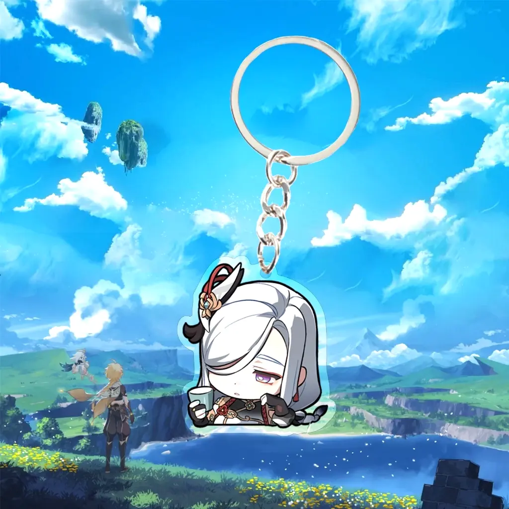 Óc Khóa Genshin Impact, Móc Khóa Xiao, Hutao, Diluc, Kaeya, Childe, Xingqiu, Albedo, Zhongli, Yelan, Ayato 6 Óc Khóa Genshin Impact, Móc Khóa Xiao, Hutao, Diluc, Kaeya, Childe, Xingqiu, Albedo, Zhongli, Yelan, Ayato 5