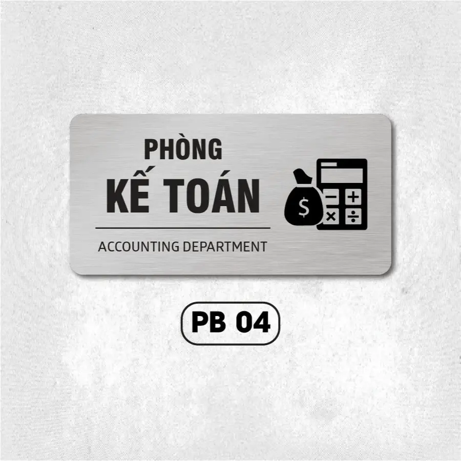 Phòng Tổng Thống, Phòng Của Vua - Biển Tên Các Phòng Ban Chất Liệu Alu Bạc 6 Phòng Tổng Thống, Phòng Của Vua - Biển Tên Các Phòng Ban Chất Liệu Alu Bạc 5