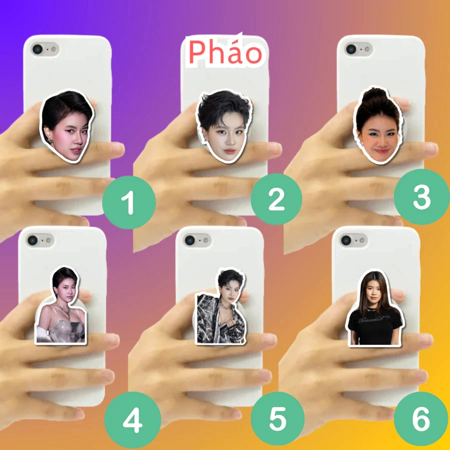Popsocket Idol, Giá Đỡ Điện Thoại Griptok In Theo Yêu Cầu, Mẫu Có Sẵn LyLy, Miu Lê, Pháo, Juky San, Lamoon, Đào Tử A1J 6 Popsocket Idol, Giá Đỡ Điện Thoại Griptok In Theo Yêu Cầu, Mẫu Có Sẵn LyLy, Miu Lê, Pháo, Juky San, Lamoon, Đào Tử A1J 5