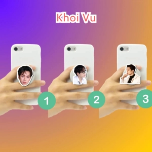 Popsocket Idol, Giá Đỡ Điện Thoại Griptok In Theo Yêu Cầu, Mẫu Có Sẵn Bigdaddy, B Ray, Congb, Jaysonlei, Jey B,