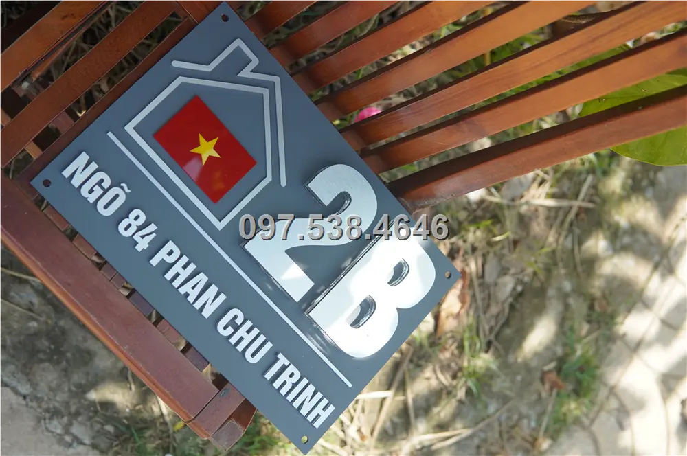 Biển Số Nhà Đẹp Hiện Đại tại Trà Vinh Kích Thước 30x20, Số Nổi 8mm, Chữ Nổi 2mm, Chất Liệu Mica, Alu , Mực Uv, Làm Theo Yêu Cầu, Miễn Phí Thiết Kế Và Miễn Phí Vận Chuyển Tận Nhà 5 Biển Số Nhà Đẹp Hiện Đại tại Trà Vinh
Kích Thước 30x20, Số Nổi 8mm, Chữ Nổi 2mm, Chất Liệu Mica, Alu , Mực Uv, Làm Theo Yêu Cầu, Miễn Phí Thiết Kế Và Miễn Phí Vận Chuyển Tận Nhà - Ảnh 5