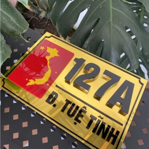 Biển Số Nhà Đẹp Hiện Đại tại Đà Lạt (Lâm Đồng)
Kích Thước 30x20, Số Nổi 8mm, Chữ Nổi 2mm, Chất Liệu Mica, Alu , Mực Uv, Làm Theo Yêu Cầu, Miễn Phí Thiết Kế Và Miễn Phí Vận Chuyển Tận Nhà