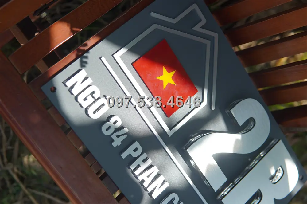 Biển Số Nhà Đẹp Hiện Đại tại Trà Vinh Kích Thước 30x20, Số Nổi 8mm, Chữ Nổi 2mm, Chất Liệu Mica, Alu , Mực Uv, Làm Theo Yêu Cầu, Miễn Phí Thiết Kế Và Miễn Phí Vận Chuyển Tận Nhà 4 Biển Số Nhà Đẹp Hiện Đại tại Trà Vinh
Kích Thước 30x20, Số Nổi 8mm, Chữ Nổi 2mm, Chất Liệu Mica, Alu , Mực Uv, Làm Theo Yêu Cầu, Miễn Phí Thiết Kế Và Miễn Phí Vận Chuyển Tận Nhà - Ảnh 4