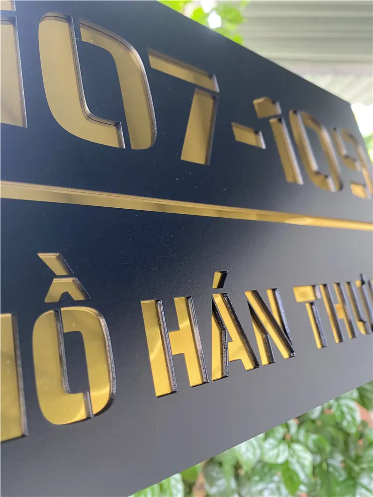 Biển Số Nhà Đẹp Hiện Đại tại Buôn Ma Thuột Đắk Lắk Kích Thước 30x20, Số Nổi 8mm, Chữ Nổi 2mm, Chất Liệu Mica, Alu , Mực Uv, Làm Theo Yêu Cầu, Miễn Phí Thiết Kế Và Miễn Phí Vận Chuyển Tận Nhà 4 Biển Số Nhà Đẹp Hiện Đại tại Buôn Ma Thuột Đắk Lắk Kích Thước 30x20, Số Nổi 8mm, Chữ Nổi 2mm, Chất Liệu Mica, Alu , Mực Uv, Làm Theo Yêu Cầu, Miễn Phí Thiết Kế Và Miễn Phí Vận Chuyển Tận Nhà - Ảnh 4