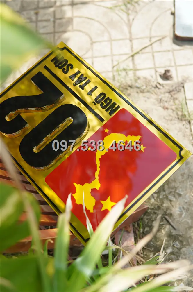Biển Số Nhà Đẹp Hiện Đại tại Thanh Hóa, Kích Thước 30x20, Số Nổi 8mm, Chữ Nổi 2mm, Chất Liệu Mica, Alu , Mực Uv, Làm Theo Yêu Cầu, Miễn Phí Thiết Kế Và Miễn Phí Vận Chuyển Tận Nhà 5 Biển Số Nhà Đẹp Hiện Đại tại Thanh Hóa, Kích Thước 30x20, Số Nổi 8mm, Chữ Nổi 2mm, Chất Liệu Mica, Alu , Mực Uv, Làm Theo Yêu Cầu, Miễn Phí Thiết Kế Và Miễn Phí Vận Chuyển Tận Nhà - Ảnh 5
