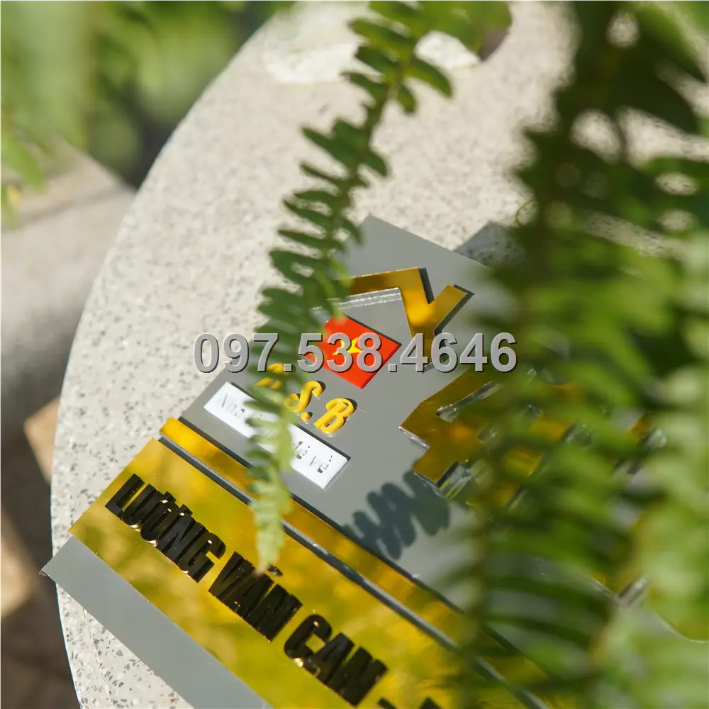 Biển Số Nhà Đẹp Hiện Đại tại Uông Bí -Quảng Ninh Kích Thước 30x20, Số Nổi 8mm, Chữ Nổi 2mm, Chất Liệu Mica, Alu , Mực Uv, Làm Theo Yêu Cầu, Miễn Phí Thiết Kế Và Miễn Phí Vận Chuyển Tận Nhà 4 Biển Số Nhà Đẹp Hiện Đại tại Uông Bí -Quảng Ninh
Kích Thước 30x20, Số Nổi 8mm, Chữ Nổi 2mm, Chất Liệu Mica, Alu , Mực Uv, Làm Theo Yêu Cầu, Miễn Phí Thiết Kế Và Miễn Phí Vận Chuyển Tận Nhà - Ảnh 4